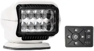 Golight 30204ST, 12V LED Stryker ST Spotlight w/Hard Wired Dash Mount Remote