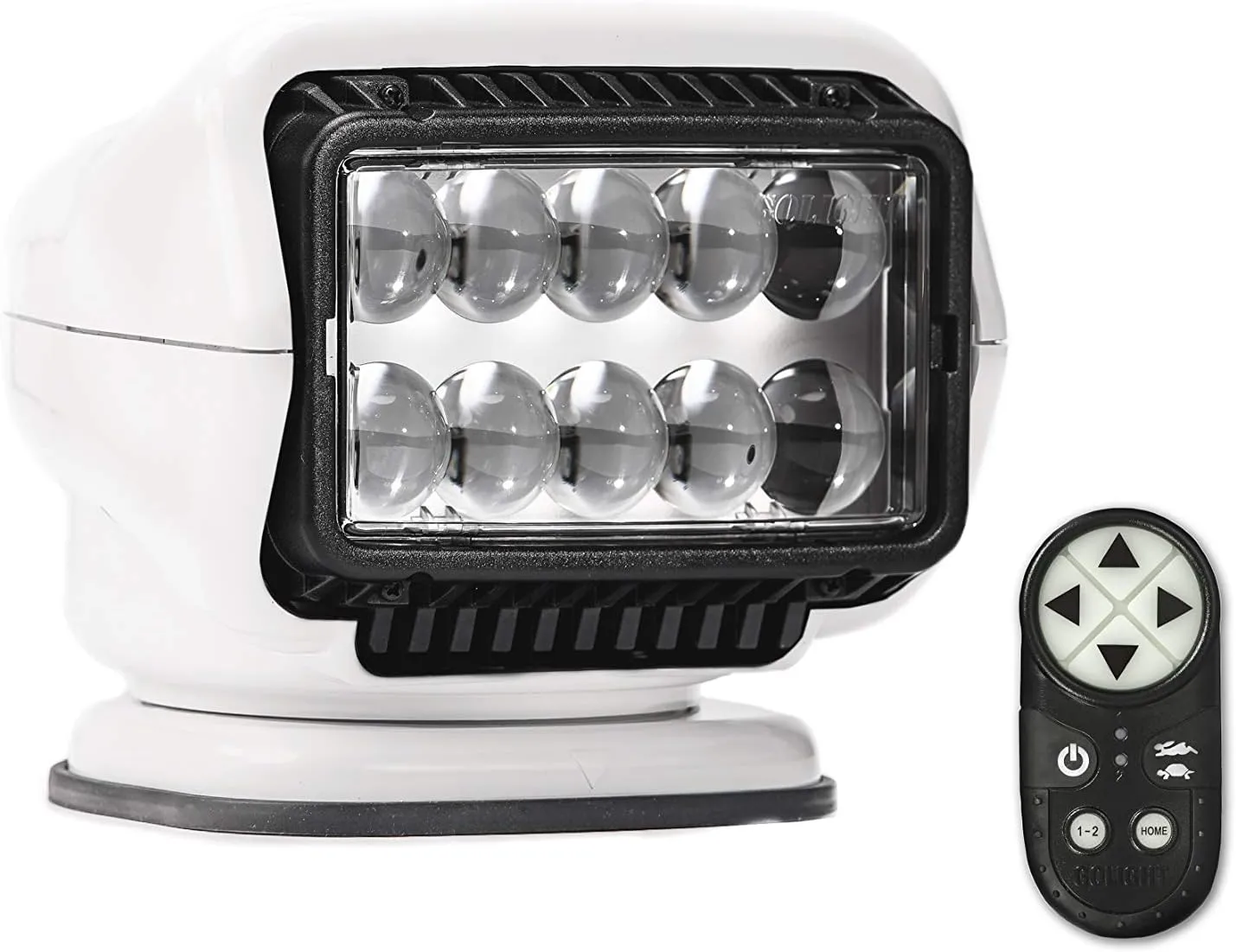 Golight | Stryker St Series Model 30004ST LED Spotlight, Permanent Mount, Wireless Hand-Held Remote, White