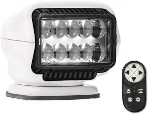 Golight | Stryker St Series Model 30004ST LED Spotlight, Permanent Mount, Wireless Hand-Held Remote, White