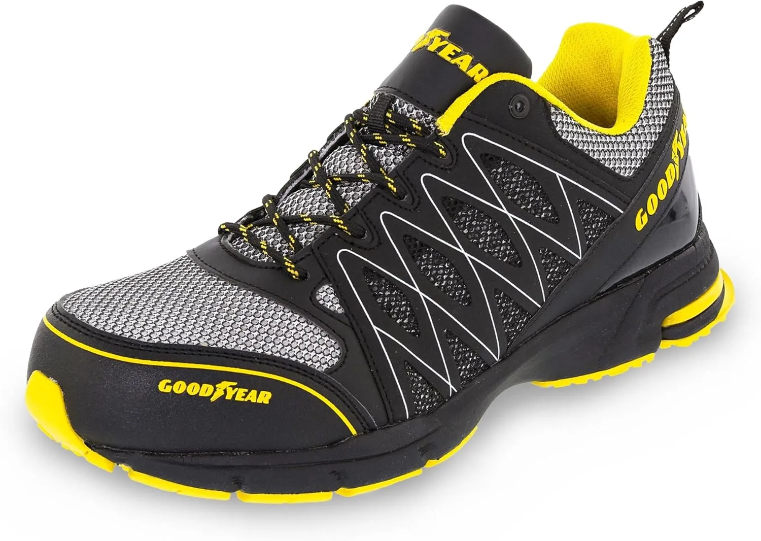 Goodyear Men's Safety Trainers, Black Yellow, 11