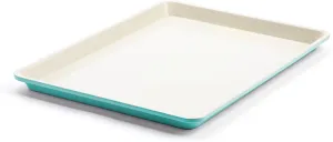 GreenLife Bakeware 18” x 13” Half Cookie Sheet Baking Pan, Non-Toxic PFAS-Free Healthy Ceramic Nonstick, Oven Safe to 450°F, Easy Release, Even Heating, Easy Clean, Turquoise