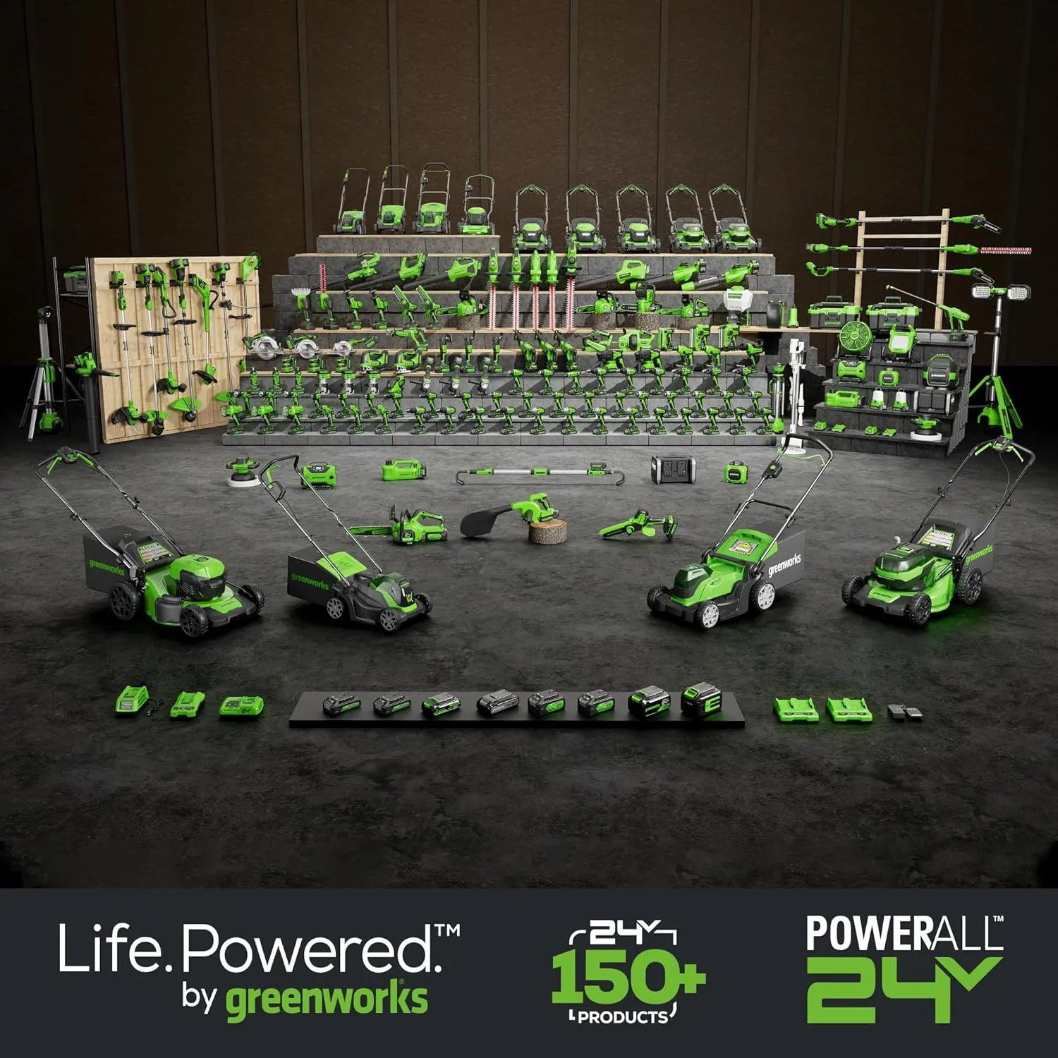 Greenworks 24V 7-1/4'' Circular Saw Brushless Cordless, with 4Ah Battery and 2A Charger