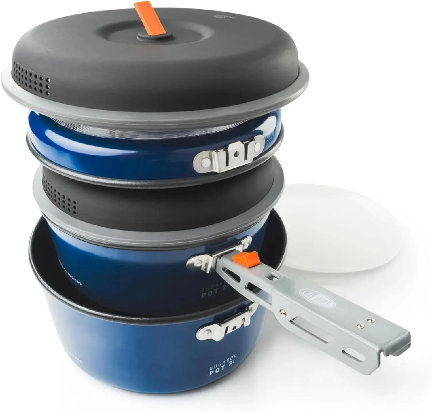 GSI Outdoors Bugaboo Base Camper, High-Efficiency Cookset – Ceramic Non-Stick Coated