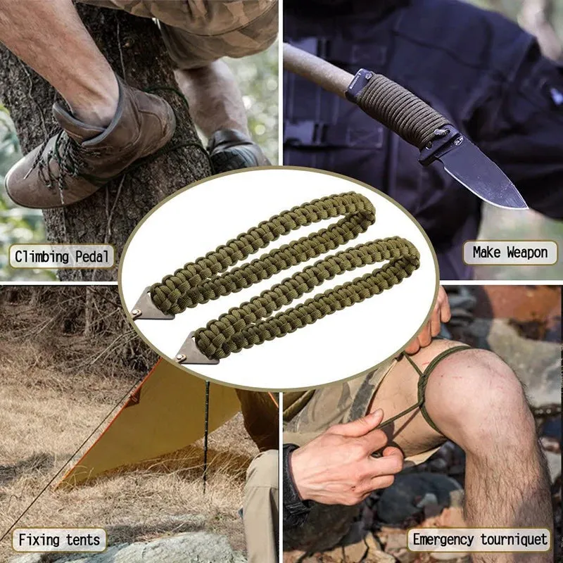 Hand Braided Rope Chain Saw