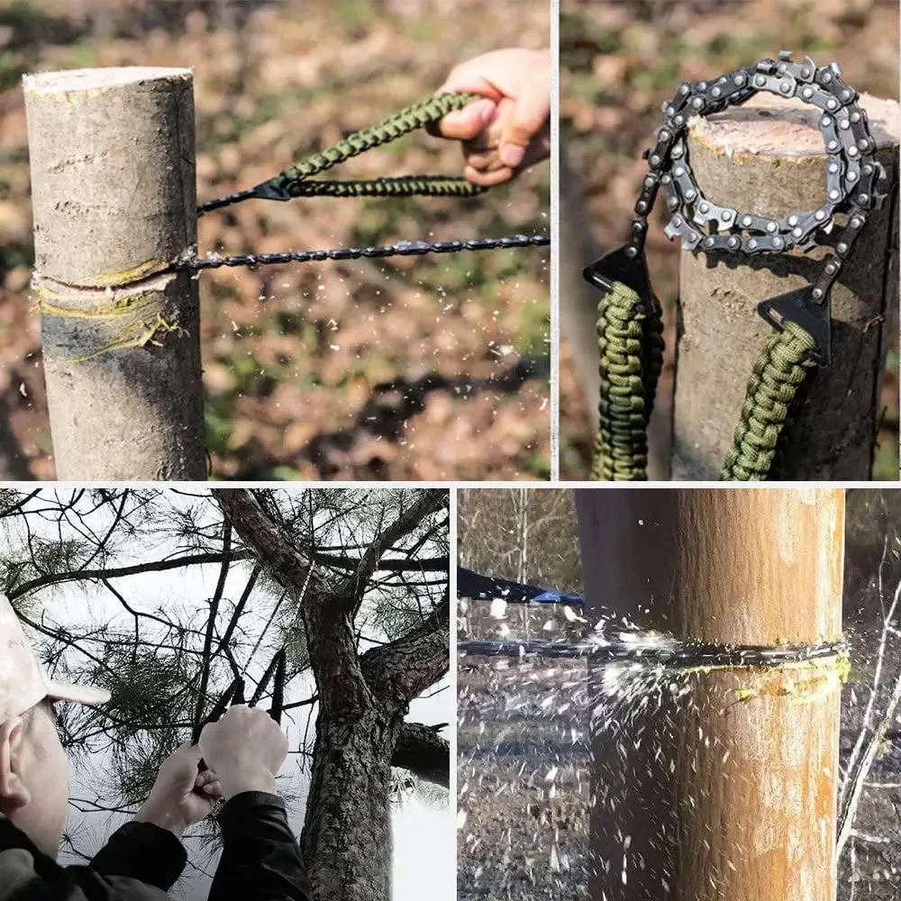 Hand Braided Rope Chain Saw
