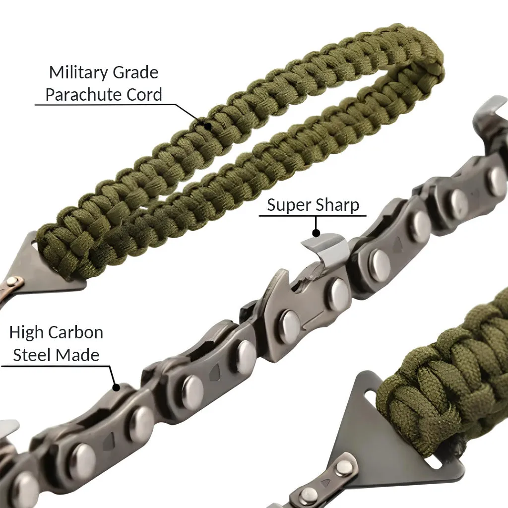 Hand Braided Rope Chain Saw