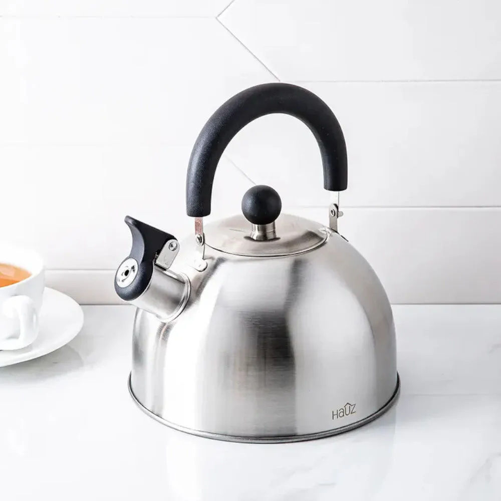 HAUZ AKL1695 Whistling Stovetop Stainless Steel Kettle 2L