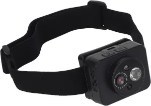 Head Mounted Action Camera with Fill Light, Headlamp Wearable Head Camera, 1080P Wearable Body Video Camera for POV Outdoor Running, Camping, Hiking