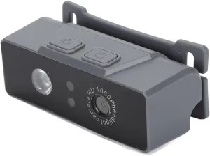 Headlamp Wearable Camera 1080P Video Camera Wearable Head Mounted Camera Portable Gesture Sensor Light with 1800mAh 45° Angle Adjustment for Fishing Riding (Grey)(Gray)
