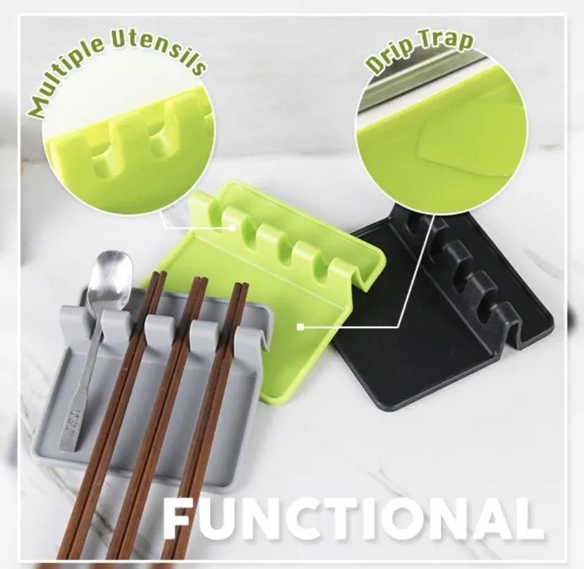 Heat-Resistant Utensil Rest