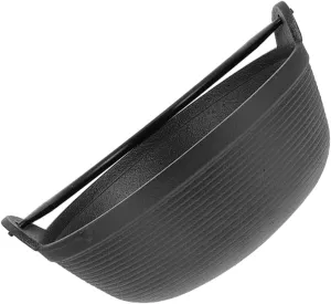 Heavy Duty Cast Iron Cauldron Pot for Outdoor Cooking Portable Non Sticky Wok with Dual Handle Versatile for Stews Soups Frying and Grilling for Camping and Picnics