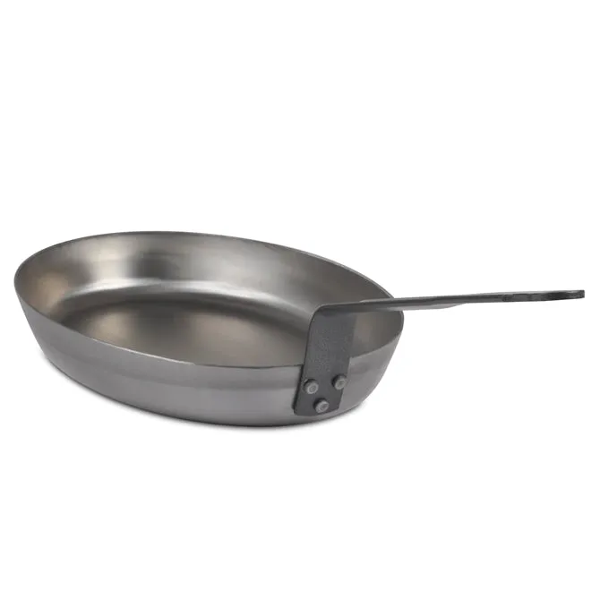 Heavy Oval French Steel Fry Pan