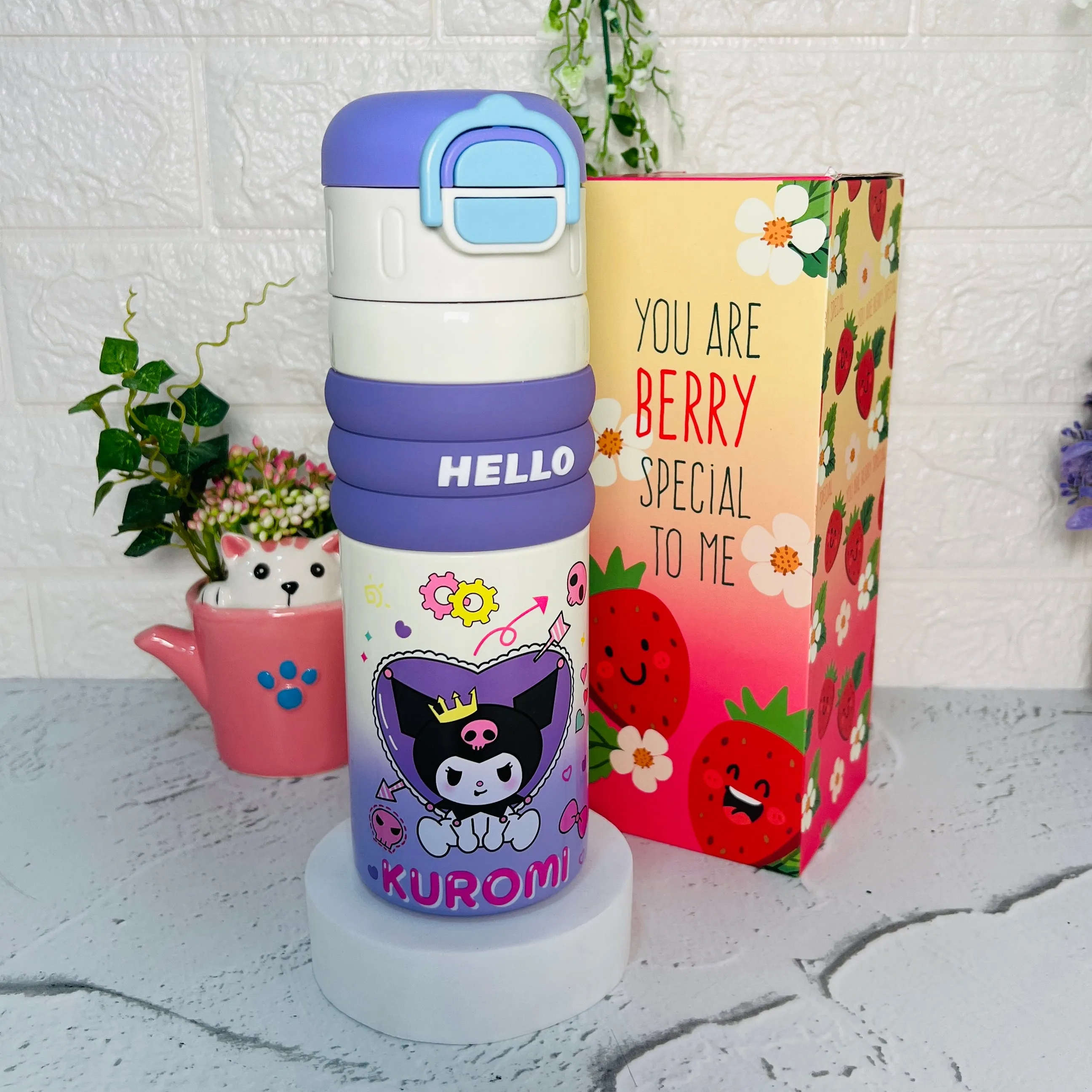 Hello - 2 Way Drink Insulated Bottle | SUS316