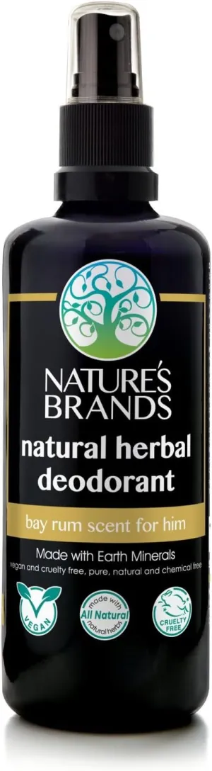 Herbal Choice Mari Natural Deodorant, Bay Rum Scent; 3.4floz