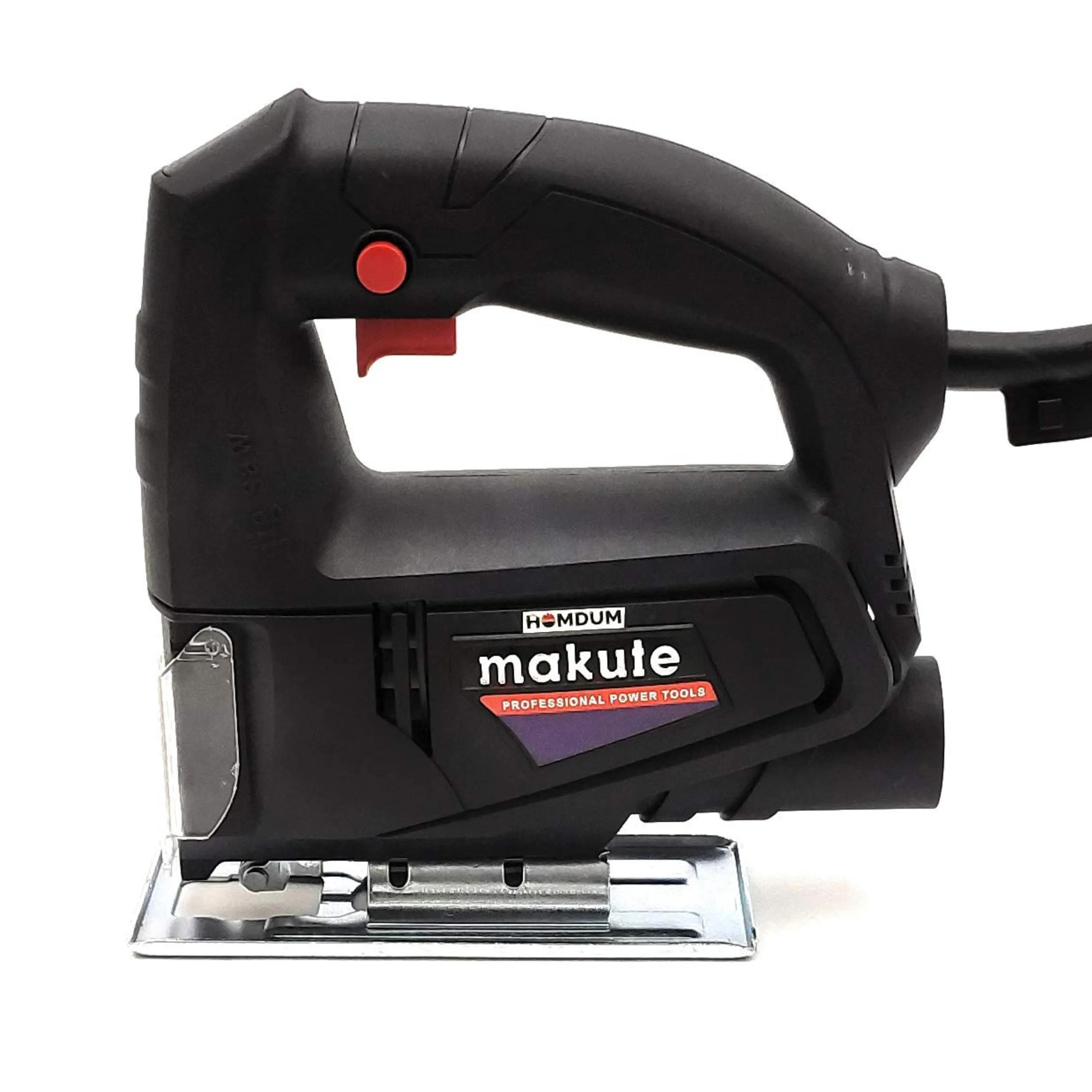 Homdum 450W Jigsaw Machine 55mm And 10   2 Pc Heavy Duty Jigsaw Blades Set Combo, with lock switch, 70 mm cutting blade (easy installation) cutter for wood metal plastic.