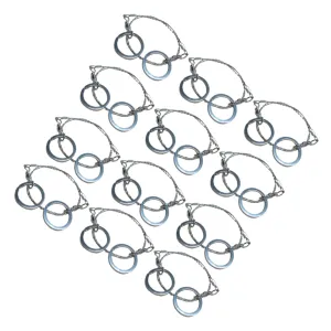 HOMSFOU Survival Outdoor Survival Saw Portable Hand Chain for Camping Hiking Hunting 4-ply Stainless Steel Wire Saw Survival Gear