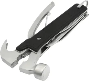 IIVVERR Outdoor Portable Multifunction Hammer Head Screwdriver Cutter Pliers Tool 7 in 1 (Herramienta 7 en 1