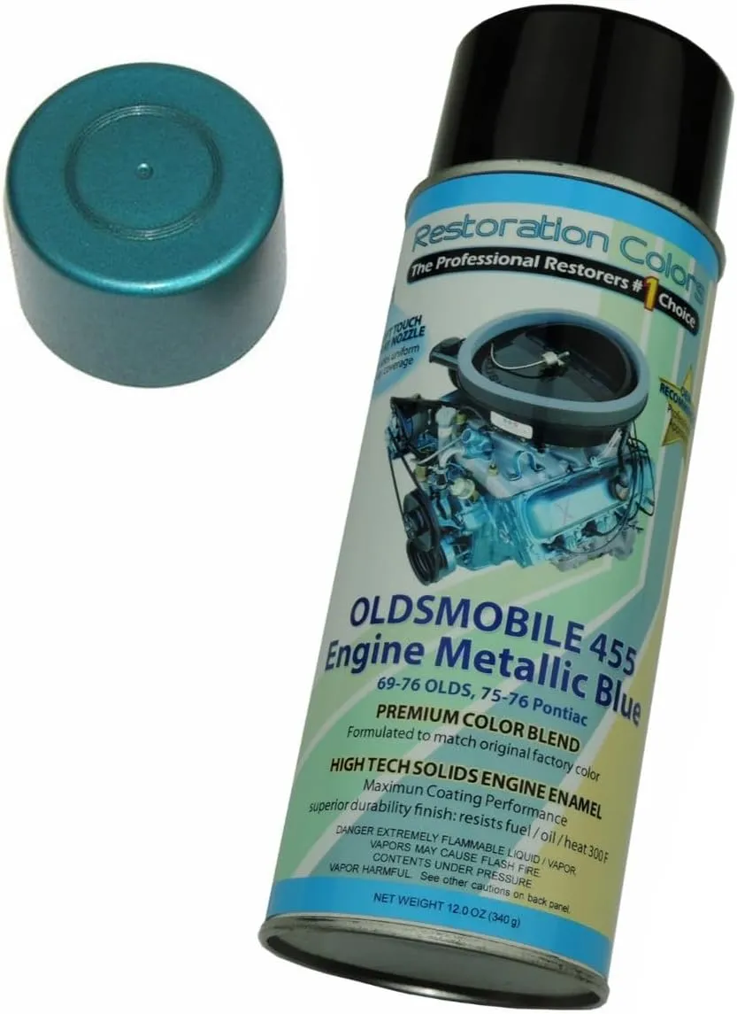 Inline Tube Replacement for 1970-75 Oldsmobile 1975 Pontiac V8 Engine Paint 1pc