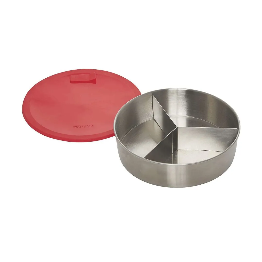 Instant Pot Round Pan with Divider and Lid