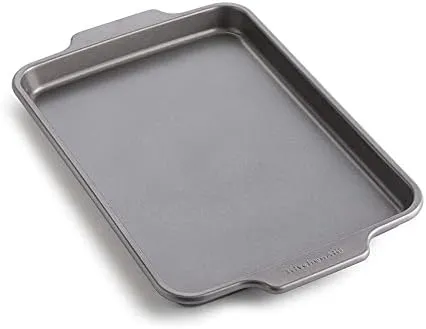 KitchenAid Aluminized Steel PFAS-Free Non-Stick 5-Piece Bakeware Set, Oven Safe, Dishwasher Safe, Grey