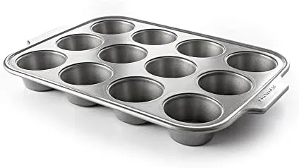 KitchenAid Aluminized Steel PFAS-Free Non-Stick 5-Piece Bakeware Set, Oven Safe, Dishwasher Safe, Grey