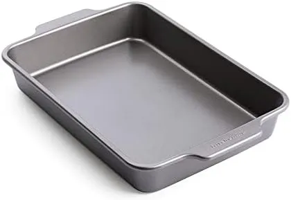KitchenAid Aluminized Steel PFAS-Free Non-Stick 5-Piece Bakeware Set, Oven Safe, Dishwasher Safe, Grey