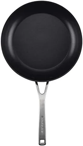 KitchenAid Hard Anodized Induction Nonstick Fry Pan/Skillet with Lid, 10 Inch, Matte Black