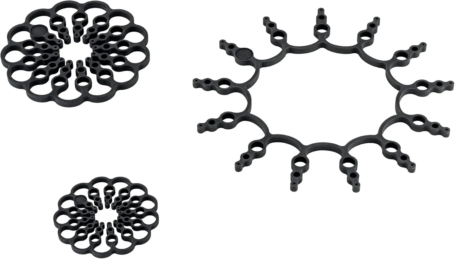 Kuhn Rikon Trivet & Pan Guard, (Set of 3), Black