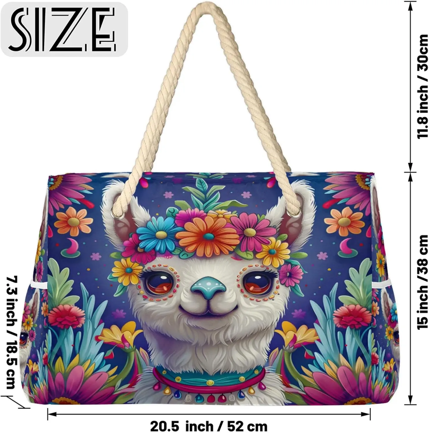 Large Beach Tote Bags with Zipper, Beach Bag for Women, Waterproof Sandproof Pool Swim Bags, Travel Tote Bag
