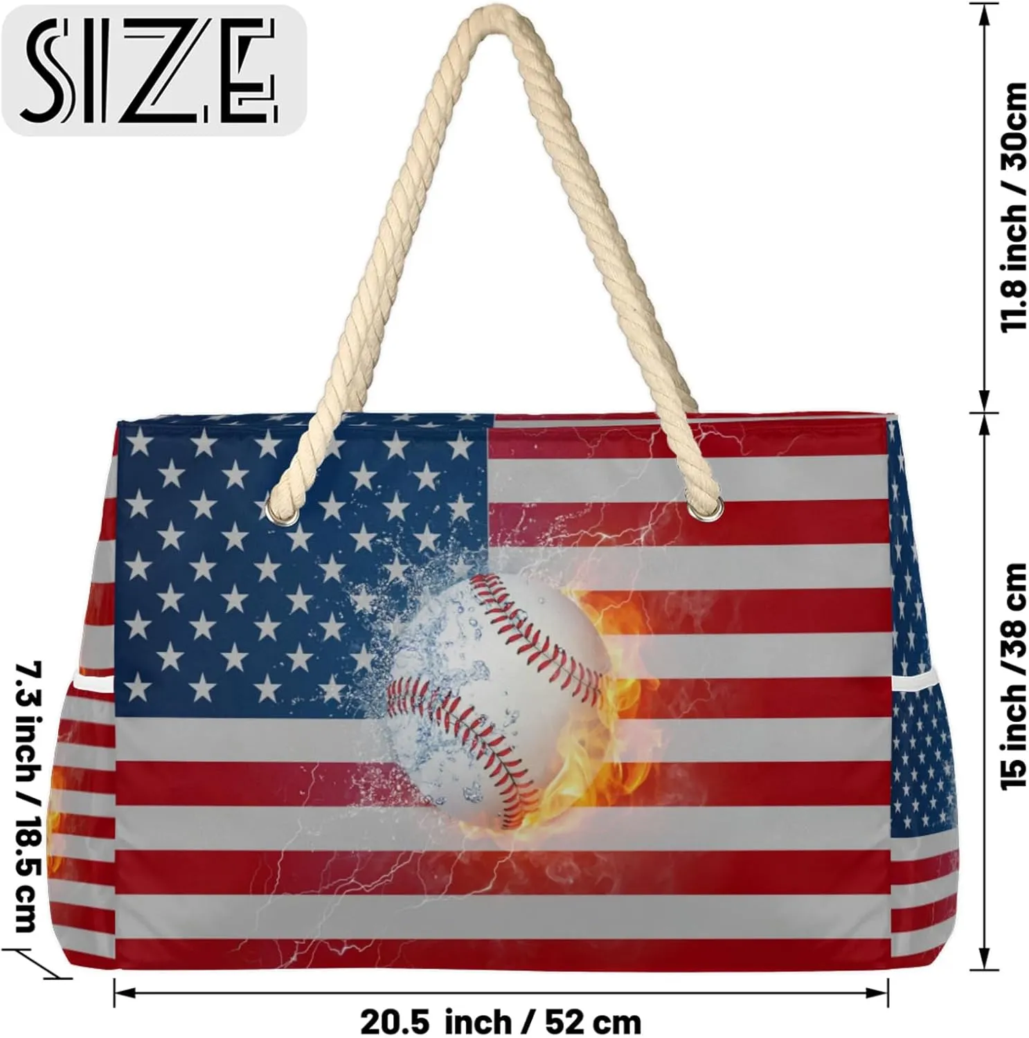 Large Beach Tote Bags with Zipper, Beach Bag for Women, Waterproof Sandproof Pool Swim Bags, Travel Tote Bag