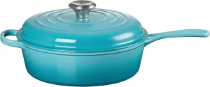 Le Creuset Enameled Cast Iron Signature Cassadou, 3.75 qt., Caribbean