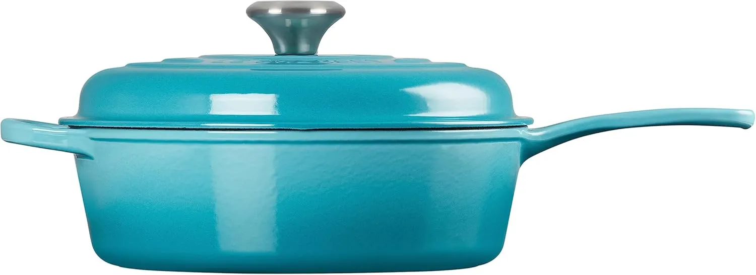Le Creuset Enameled Cast Iron Signature Cassadou, 3.75 qt., Caribbean