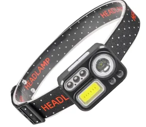LED COB RGB Sensor Headlamp
