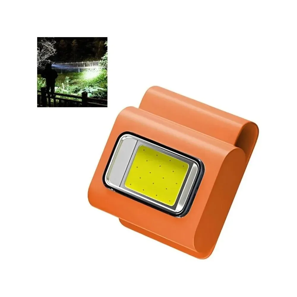 LED Portable Magnetic Headlamp – 6W Rechargeable Light for Outdoor Adventures, Perfect for Camping, Fishing, and Exploration
