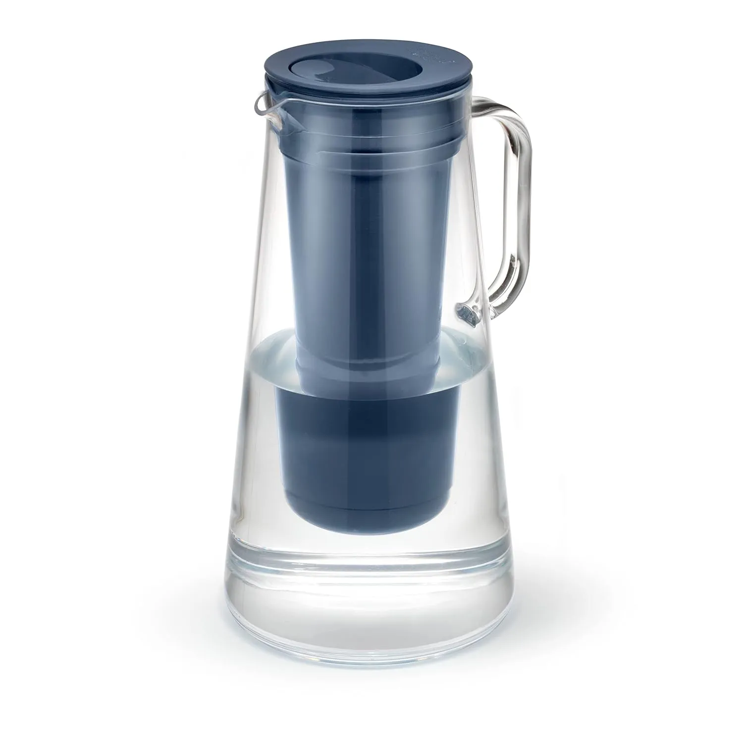 LifeStraw Home – Water Filter Pitcher, 10-Cup, Midnight Blue, BPA Free Designed for Everyday Protection Against Bacteria, parasites, microplastics, Lead, Mercury, PFAS and a Variety of Chemicals