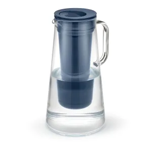 LifeStraw Home – Water Filter Pitcher, 10-Cup, Midnight Blue, BPA Free Designed for Everyday Protection Against Bacteria, parasites, microplastics, Lead, Mercury, PFAS and a Variety of Chemicals