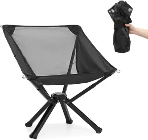 MADOG Camping Chairs for Adults, Lightweight Portable Folding Camping Compact Outdoor Beach Camp Foldable Backpacking Chair with Straps to Bind for Hiking Lawn Picnic Travel, 250lbs Capacity