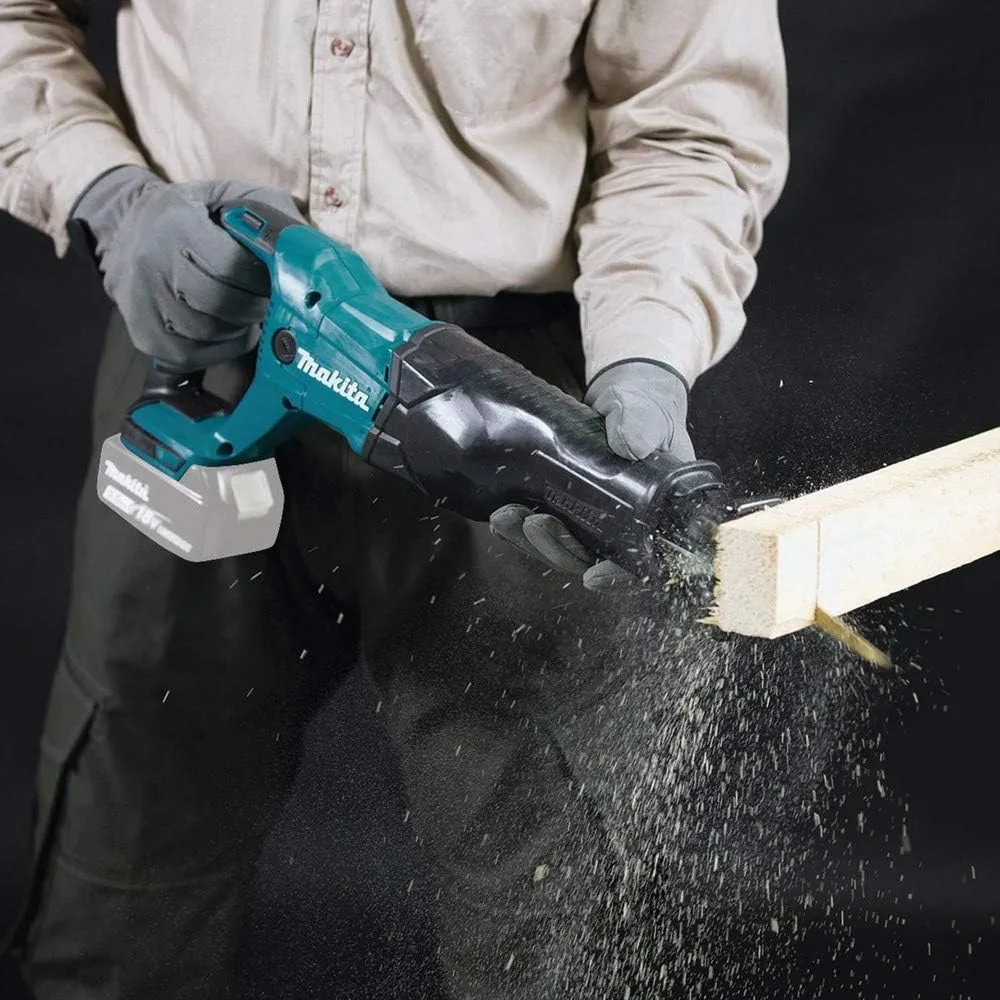 Makita XRJ04Z 18V LXT Lithium-Ion Cordless Recipro Saw, Tool Only, Blue