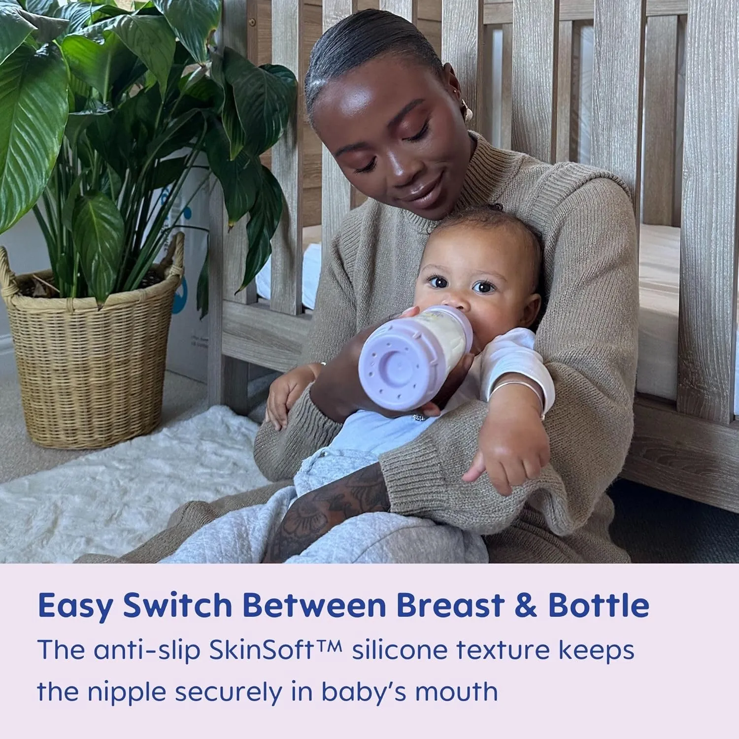 MAM 5oz Easy Start Anti-Colic Baby Bottles, Slow Flow, Breastfeeding-Like Silicone Nipple Bottle, Reduces Colic, Gas, & Reflux, Easy-to-Clean, BPA-Free, Vented Baby Bottles for Newborns, 0-3 Months