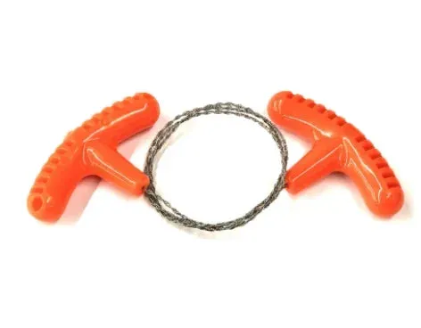 Manual Hand Steel Wire Rope Chain Saw – Portable Emergency Survival Tool for Camping & Hiking