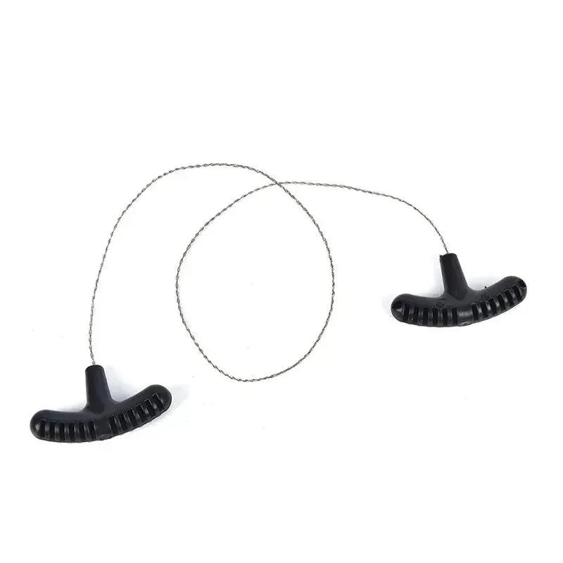 Manual Hand Steel Wire Rope Chain Saw – Portable Emergency Survival Tool for Camping & Hiking