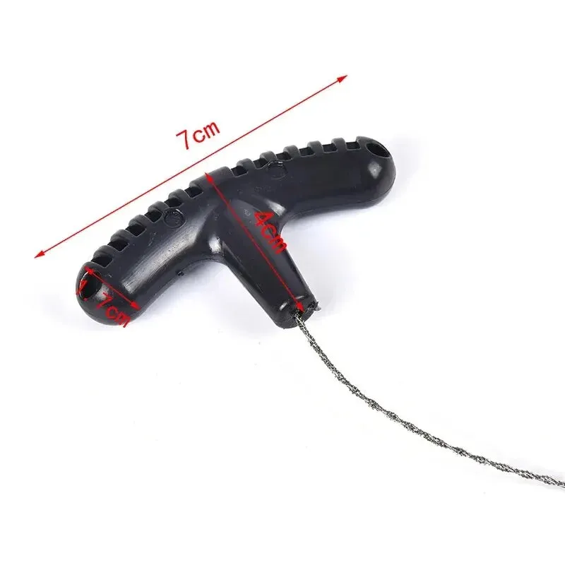 Manual Hand Steel Wire Rope Chain Saw – Portable Emergency Survival Tool for Camping & Hiking