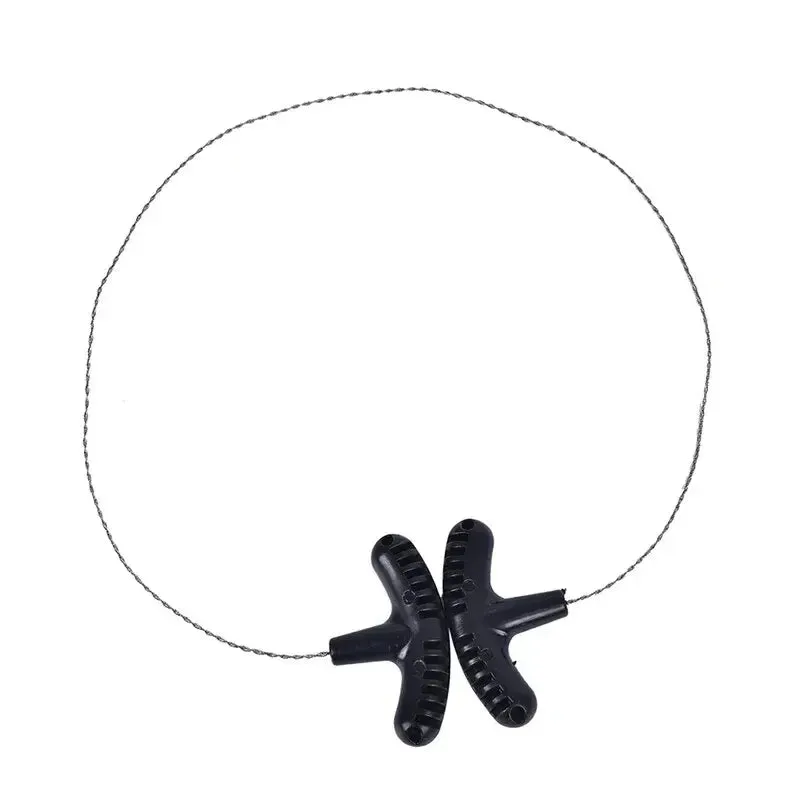 Manual Hand Steel Wire Rope Chain Saw – Portable Emergency Survival Tool for Camping & Hiking