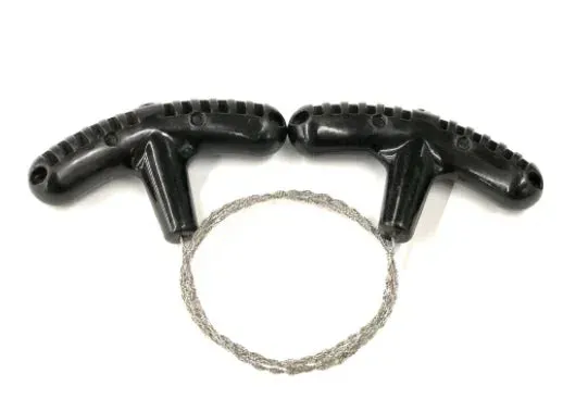 Manual Hand Steel Wire Rope Chain Saw – Portable Emergency Survival Tool for Camping & Hiking