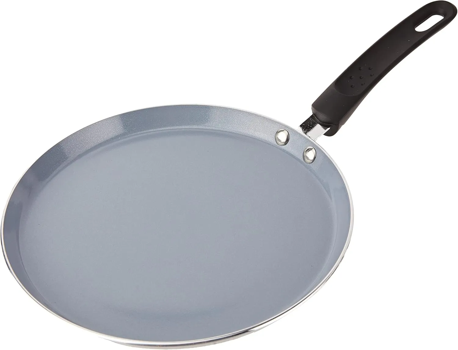 MasterClass Master Class Ceramic Non-Stick Induction Ready 24cm Eco Crêpe Pan, Silver