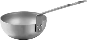 Mauviel M'Steel Black Carbon Natural Nonstick Chef Pan With Iron Handle, 2.1-qt, Suitable For All Cooking Surfaces, Made in France