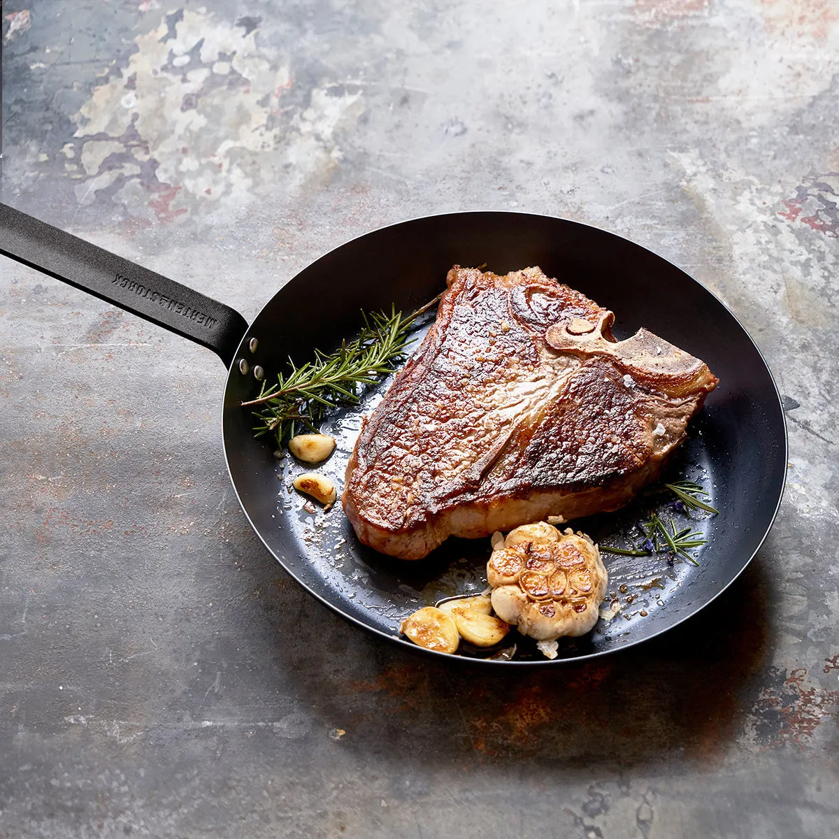 Merten & Storck - Carbon Steel Frypan, 12 Inch