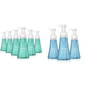 Method Foaming Hand Soap, Waterfall, Paraben and Phthalate Free, Biodegradable Formula, 10 fl oz & Foaming Hand Soap, Sea Minerals, Paraben and Phthalate Free, Biodegradable Formula, 10 fl oz