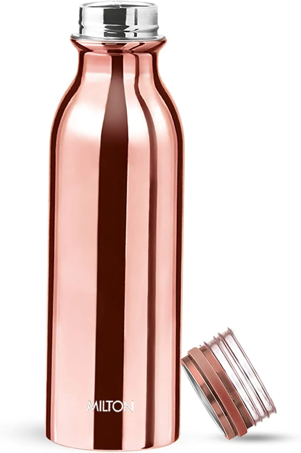 Milton Glitz 600 Vacuum Insulated Thermosteel Water Bottle/Flask | 20 oz | 580 ml | 24 hours Hot & Cold, 18/8 Stainless Steel, BPA Free, Food Grade, Leak-Proof | Rose Gold