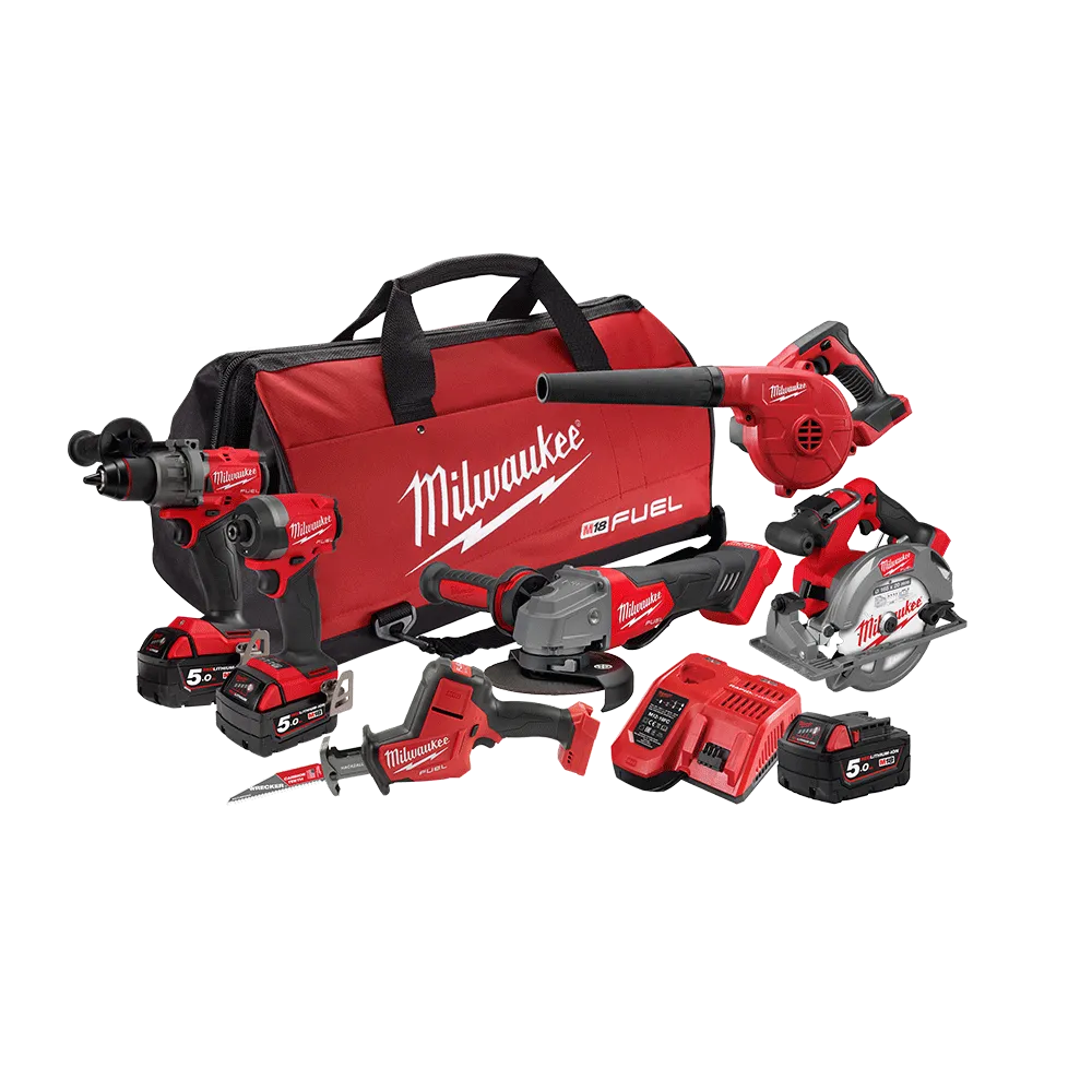 Milwaukee M18 FUEL™ 6 Piece Power Pack 6A4 M18FPP6A4503B
